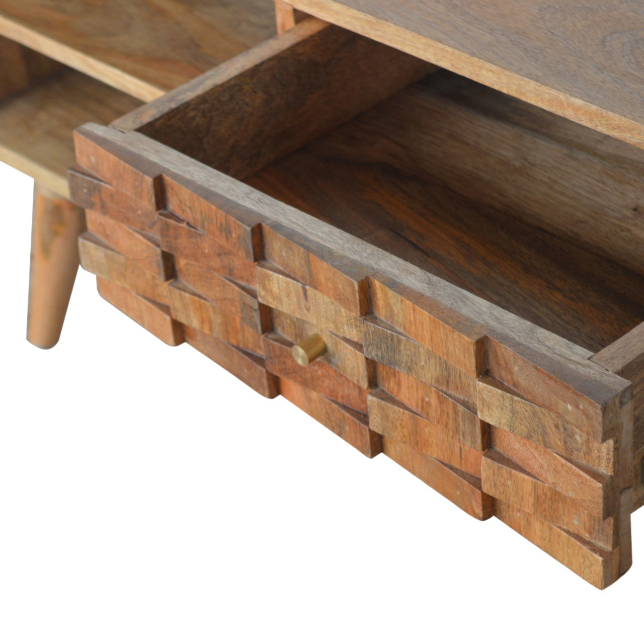Tile Carved TV Unit