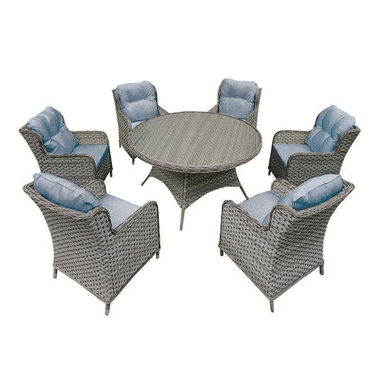 Callisto Dining Collection Rattan 6 Chairs