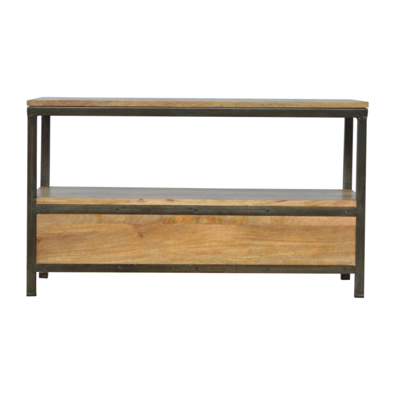 Coffee Table with Iron Base